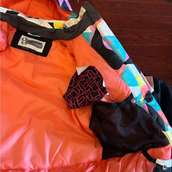 Girls Spyder winter jacket size 14 - Picture 3 of 5